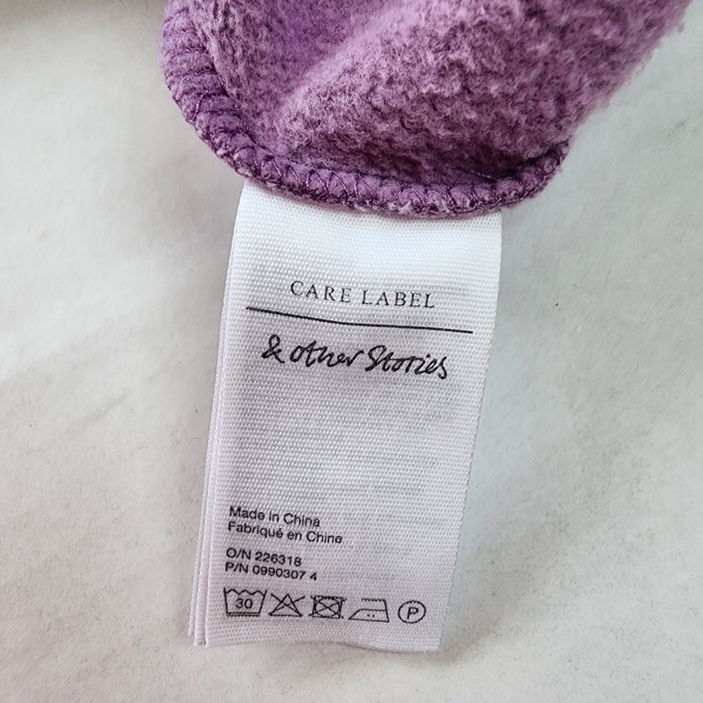 NEW | & Other‎ Stories | Half Zip Sweatshirt,  Small - Picture 11 of 12